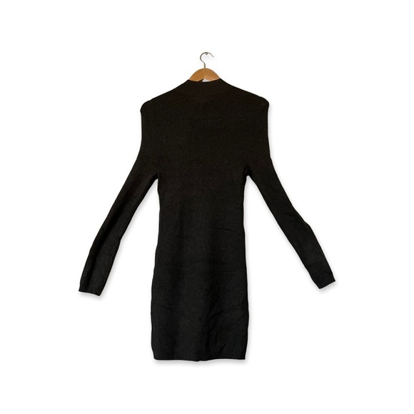 Juniors' Cutout Chain-Detail Sweater Dress - Picture 2 of 6